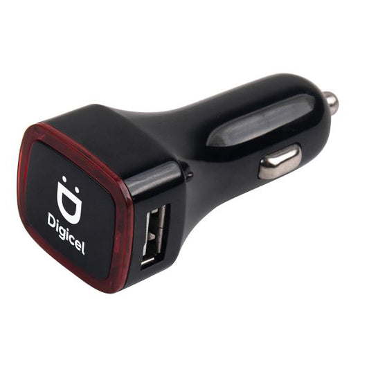 Dual USB 2 Port Light Car Charger Adapter